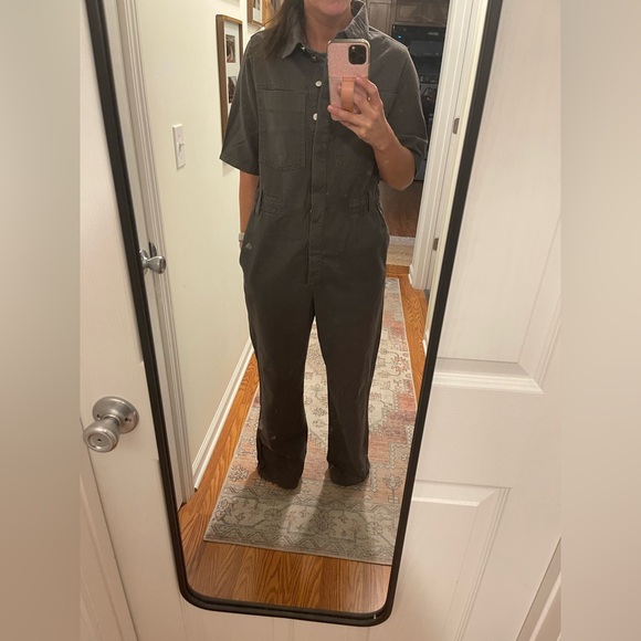 Topshop Charcoal Utility Jumpsuit - size 8 NWT - Picture 10 of 10